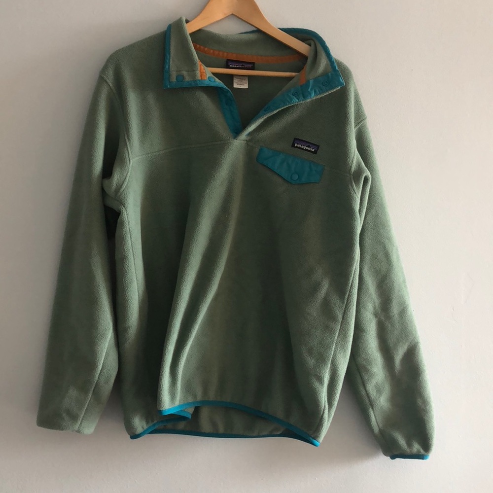 Teal Patagonia Pull Over